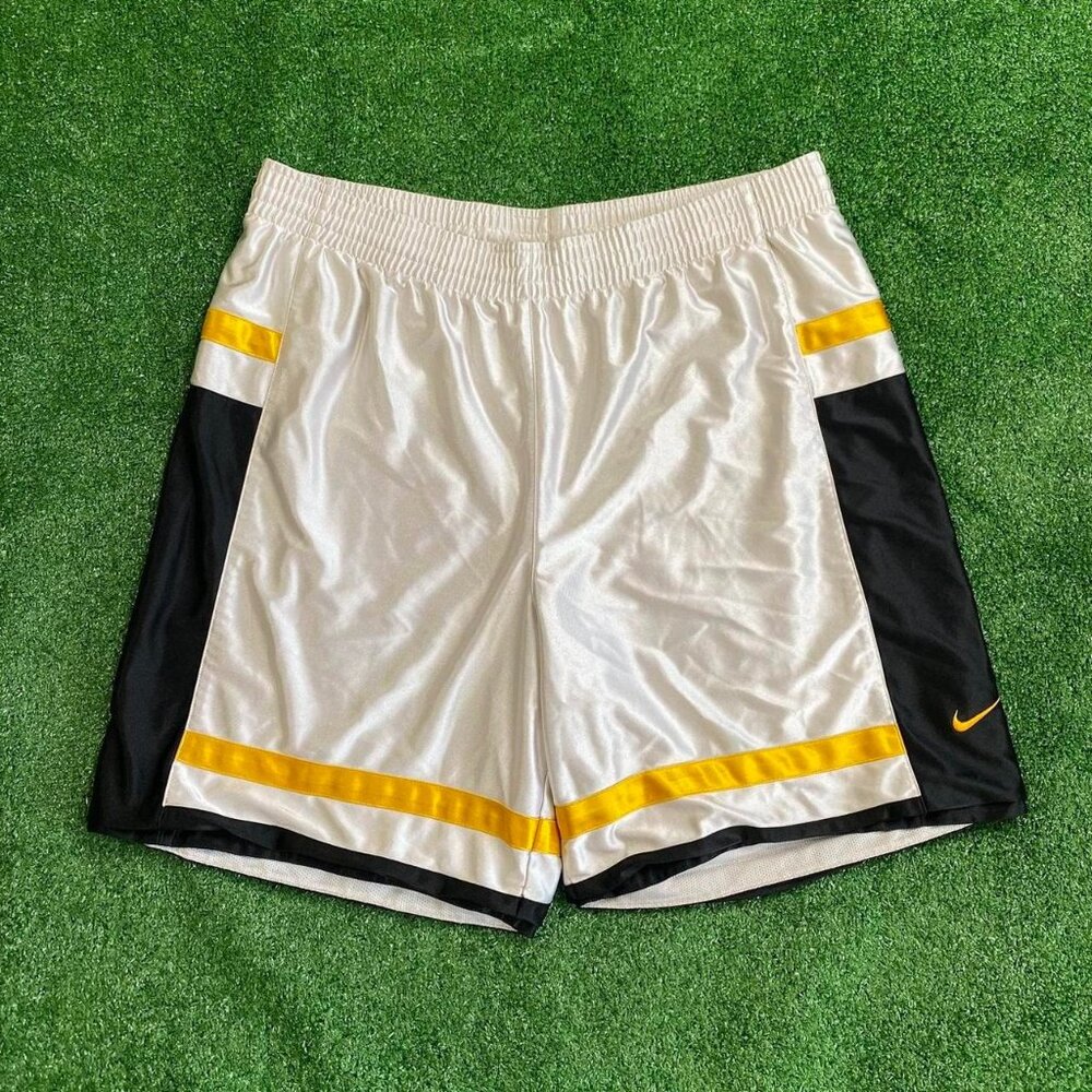 Vintage Y2K nike check swoosh basketball athletic shorts